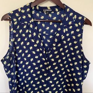 EXPRESS Sleeveless Portofino Top